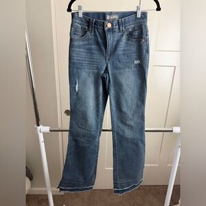 Democracy AB Technology Distressed Bootcut Jeans Size 4